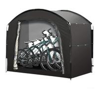 FACULX Outdoor Storage Tent Waterproof 210D Silver Coated Oxford | Garden Storage Tent Waterproof Windproof Dustproof Bike Shed Outdoor with Ventilation Window UV Protection Portable