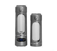 FACULX Portable Juicer, 600ml USB Blender with 12 Stainless Steel Blades for Smoothies, Shakes and Fresh-Juice with Type-C Charging for Home Kitchen Use(Gray)