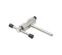 FACULX Professional Bicycle Chain Breaker Tool Dual-Steel Heat-Treated for | 6 7 8 9 10 Speed Chains Precision Threading Compact Portable Design With Replacement Pin Silver Finish Quality Construction