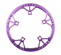 FACULX Purple Bicycle Chainring 130BCD 52T Lightweight | 7075 aluminum alloy, narrow wide tooth, reduces chain drop, 50T 213mm diameter, 104g ultra-light(52T)