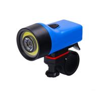 FACULX Rechargeable Bike Light Set USB Cycling Front Rear Lights | Handlebar Mount Build, Safety Lamp, for Hiking Camping , Bright LED
