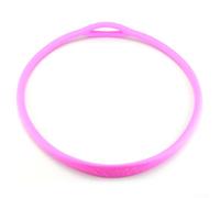 FACULX Scuba Regulator Necklace, Silicone Octopus Holder Strap, Secure Chin Mount for Diving and Snorkeling, Black(Pink)