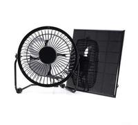 FACULX Solar Panel Fan Kit, 6V Polycrystalline Silicon Panel with Fan for Small Chicken Coops, Sheds, Greenhouses, Pet Houses, Window Exhaust