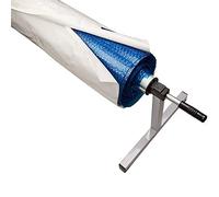 FACULX Swimming Pool Solar Reel Protective Cover - Solar Blanket Cover Solar Cover Reel Protector Waterproof UV Heat Wind Resistant Poly Tarp for Above Ground In Ground Pool Reels