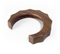 FACULX Walnut Wood E61 Coffee Machine Anti-Scald Ring Heat Shield for Lelit-V3 Series Brew Head Portafilter, Natural Aesthetic Kitchen Accessory