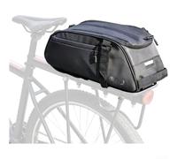 FACULX Waterproof Bike Pannier Bag with Lock, 8L Cycling Rear | Saddle Bag, Reflective Oxford Cloth Luggage, Convertible Shoulder Bag for Night