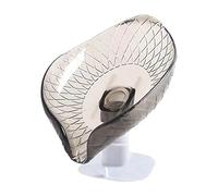 Facyn® Soap Dish Drainer - Transparent Soap Storage with Suction Cup, Soap Organizer Box for Bathroom Decoration, Pretty Soap Box for Sponges