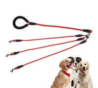 Facynde Heavy Duty 3 Dog Lead - Pull Rope for Dogs - Strong Safety Dog Leads with 360° Rotating Device and Padded Handle, No Tangle, Multiple Dog Leads, Walk with Three