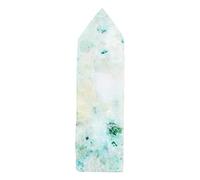 Facynde Natural Stones Crystal Point Wand,Healing Crystal Wands - Natural Phoenix Stone 4 Prism Pointed Meditation Reiki Stones for Home Desk Decor