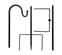 Facynde Shepherd Hook with 5-Claw Base, Adjustable Crook Decoration Outdoor Shepherd Hook Stand