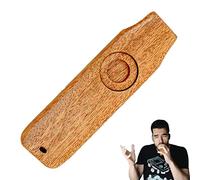 FacynKazoo Wooden Music Accompaniment and Guitar Kazoo Patry, Simplest Wooden Kazoo Instrument for Adult Ukulele Guitars