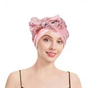FADACHY Full Coverage Chemo Headscarf for Women, Lightweight Breathable Headwear Turban with Long Scarf, Fashion Print Head Wrap for Hair Loss, Cancer Patients, Daily Wear