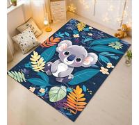 Fadaing Koala Rug Living Room 160 x 230 cm Cute Animals Children's Rug Children's Room Cartoon Koala Rug Children's Play Mat Living Room Rug (2.40 x 60 cm)