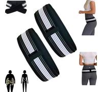 Fadaing Lumbowrap Plus Size Waist Support, Lumbowrap Plus Size Hip and Lower Back Wrap for Large Waists, Sciatica Pain Relief Devices for Women and Men (2 Pieces)