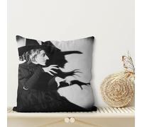 FADALO Wicked Witch Throw Pillow Covers 18x18 inch,Movie Photo Print Super Soft Square Pillowcase,Halloween Cottagecore Decor,Vintage Autumn Cushion Cover for Couch Living Room Sofa Bedroom