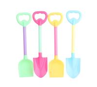 Fadcaer 4 Pcs Beach Spades for Kids, Sand Toys Set, Snow Shovel, Plastic Shovels With Handle for Pit, Party, Camping, Summer Activities
