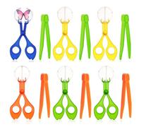 Fadcaer Bug Catcher for Kids,12 Pcs Plastic Bug Catcher Kit Bug Insect Catcher Scissors,Children Tweezers Explorer Outdoor Tool Fine Motor Skill Toys for Kid Nature Exploration Observation