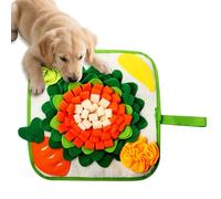 Fadcaer Snuffle Mat for Dogs Food Sniffing Feeding Mat,30 CM Durable Dog Snuffle Mat Pet Feeding Mat Encourages Natural Foraging Skills and Stress Release for Puppies, Small Dogs (Green, 30 * 30cm)