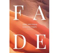 FADE: Abstract Faux Coffee Table Book - The Neutral Collection Vol. 10: Minimal Decorative Earthy Color Palette Accent Hardcover with Blank Cream Pages for Modern Home & Cozy Styling