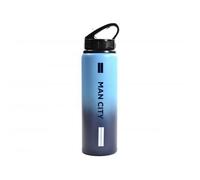Fade Aluminium 750ml Water Bottle Manchester City FC Blue One Size