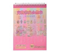 Fade Resistant Antique Miniature Scene Sticker with Historical Pattern for Art Journals and Miniature Scene Creation Fade-Resistant Antique Miniature Scene Stickers