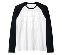 Fade The Public Money Sports Betting Gambling Funny Parlay Raglan Baseball Tee