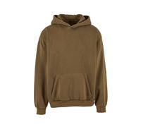 Faded hooded sweatshirt Build Your Brand Marron 2XL