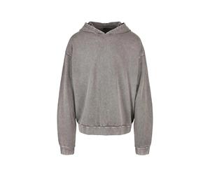 Faded hoodie Build Your Brand Gris M