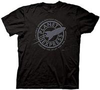 Faded Planet Express Black Mens T Shirt Size XL