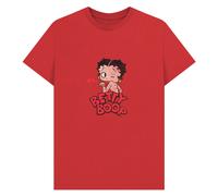 Faded T-Shirt Betty Boop Red L