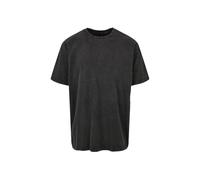 Build Your Brand Men's T-Shirt Acid Washed Heavy Oversized – Black S