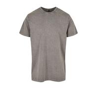 Faded T-shirt with Round Neck Build Your Brand Acid Gris S