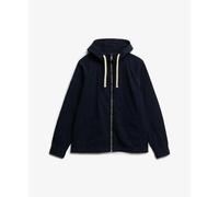 Faded twill hooded jacket Superdry Bleu M
