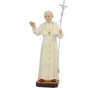 FADEDA Pope John Paul II, height: 30 cm, hand-painted, detailed nativity figures, Christmas table decoration, nativity accessories