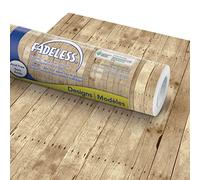 Fadeless Designs Display Paper Roll, 1218mm x 15m, Weathered Wood, 1 piece, for Schools, Home Schooling and Notice Boards
