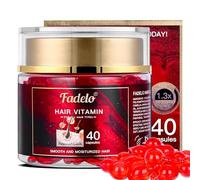 Fadelo Serum with Vitamins for Hair, 1.3 x Design Capsule for Long Dry and Frizzy Hair, Rich in Vitamin A C E and Pro B5, Argan Oil/Macadamia/Avocado