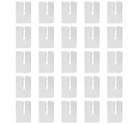 Faderr 25pcs Radiator Anti Vibration Inserts TPU Rubber Compact Universal Radiator Bracket Home Radiator Bracket Protector Packer Radiator Anti Vibration Fitting(White)