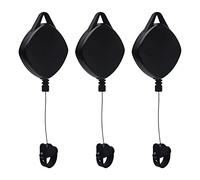 Faderr VR Cable Management, Retractable Ceiling Pulley System for H-TC V-ive/V-ive Pro/Oculus Rift/Rift S/Link Cable for Oculus Quest/Quest 2/Valve Index VR Accessories(Black-3Pcs)
