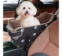 FADEYJ Center Console Dog Car Seat, Pete Console Car Seat for Cats Dogs Middle (Black)