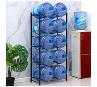 Fadiadem 5 Gallon Water Cooler Jug Holder Rack, Stackable Water Bottle Storage Rack, Water Jugs 5 Gallon Organizer Water Bottle Holder, Heavy Duty Detachable Water Jug Organizer of Carbon Steel