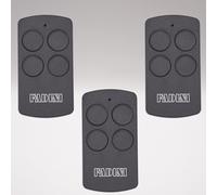 FADINI Official DIVO 71 Black 7113SL Remote Control - 4 Channels - 433.92 MHz - Rolling Code - Compatible ASTRO 43 & JUBI 433 + 1 DOMOBIP Keyring