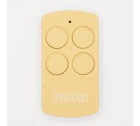 FADINI Official DIVO 71 Remote Control Yellow 7113YL - 4 Channels - 433.92 MHz - Rolling Code - Compatible ASTRO 43 & JUBI 433 + 1 DOMOBIP Keyring
