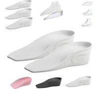 Faditi Orthopedic HighPads 3.0 - Arch Support Height Increase Insoles,Breathable Soft Foam for Men & Women (White,1.37in/3.5cm)