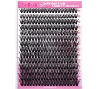 FADLASH 240pcs 0.07mm D Curl 12-18mm 40D Mixed Trays Cluster Lashes DIY Eyelash Extensions