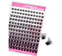 Fadlash Cluster Lashes Individual Lash 8-16mm Mixed Length Eyelashes 0.07mm Wispy Eyelashes Eyelash Beginner Friendly Soft Eyelash Cluster