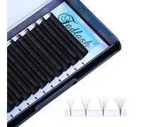 FADLASH Easy Fan Lashes 0.07mm D Curl 11mm Easy Fan Russian Lashes 2D-20D Volume Self Fanning Eyelash Extensions Automatic Blooming, 1