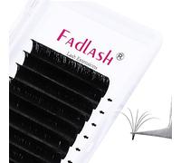 Fadlash Easy Fan Lashes D Curl 0.07 11-12-13mm Mixed Tray Russian Lashes Natural Look Self Fanning Eye Lashes Automatic Blooming Russian Eyelashes Extensions