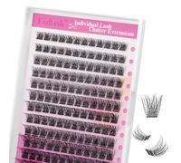 FADLASH Individual Cluster Lashes 10-16mm 0.07mm 144pcs Mixed Tray Individual Lashes D Curl natural and wispy individual lashes DIY Lash Extension Kit Home (J03-0.07D, 10-16mm)