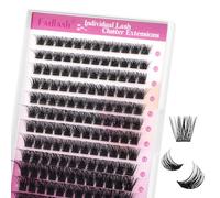 FADLASH J02-0.07D 10-16mm Mixed Clusters Natural Look Fluffy Wispy Volume Lashes Tray DIY Eyelash Extensions
