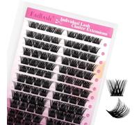 FADLASH Lash 0.07mm D Curl 12-18mm Mixed Long Fluffy Natural Wispy Cluster Lashes for Self Use DIY Eyelash Extensions